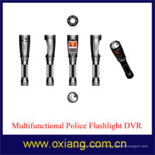 2015 neueste multifunktionale 1080P Polizei LED Taschenlampe OX-ZP612